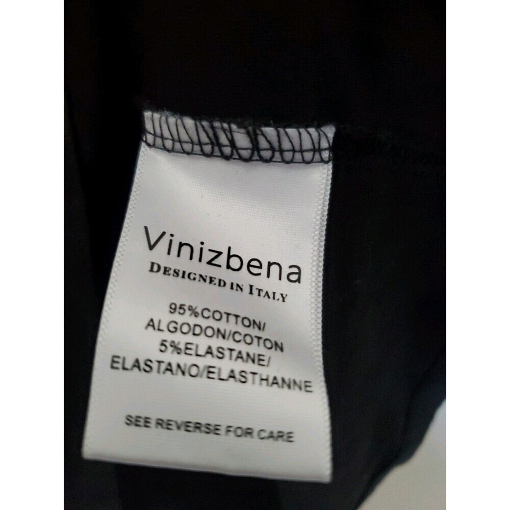 Vinizbena‎ Shoes Heels Shirt Long Sleeve Women’s Shirt Size Small Black - Picture 7 of 16
